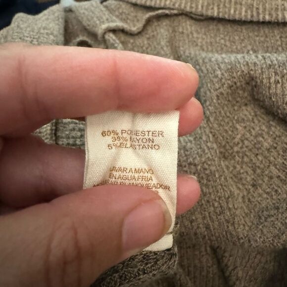 Mystree High Neck Tiered Ruffle Bottom Sweater Size L - Picture 5 of 11